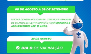 Campanha Nacional de Vacinação contra a Poliomielite e de Multivacinação para Crianças e Adolescente