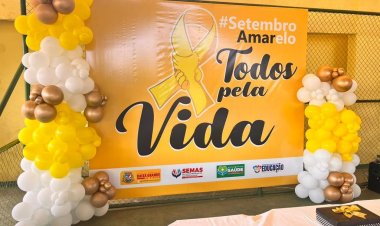 ASSISTENCA SOCIAL REALIZA EVENTO SOBRE O SETEMBRO AMARELO COM O TEMA: EXPOSIÇAO E VALORIZAÇAO A VIDA.
