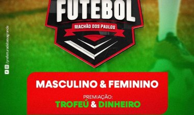 Secretaria Municipal de Esportes realiza torneio de Futebol na Comunidade Riachão dos Paulos