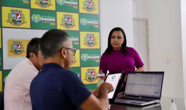 A Secretaria Municipal de Saúde de Baixa Grande do Ribeiro promoveu um treinamento para os agentes de saúde do município