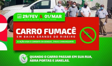 Carro Fumacê em Baixa Grande do Ribeiro