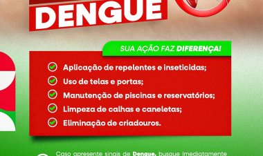 Vamos combater a  Dengue juntos?