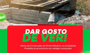 Prefeitura de Baixa Grande do Ribeiro, avança nas obras de construção de pontes no município
