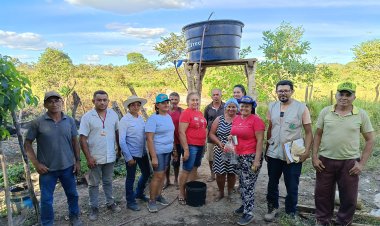 CURSO DE IRRIGAÇÃO VOLTADO PARA O CULTIVO DE HORTALIÇAS É DESENVOLVIDO PELA SEC DE AGRICULTURA EM PARCERIA COM O SENAR PARA HORTICULTORES DA ZONA RURAL EM BAIXA GRANDE DO RIBEIRO