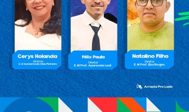 SECRETARIA MUNICIPAL DE EDUCAÇÃO APRESENTA O NOVO QUADRO DE DIRETORES DE ESCOLAS  DA REDE MUNICIPAL DE ENSINO.