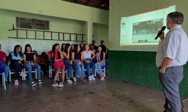 PALESTRA SOBRE MEIO AMBIENTE E SUSTENTABILIDADE PELO SECRETÁRIO DE MEIO AMBIENTE  JOSÉ MARTINS