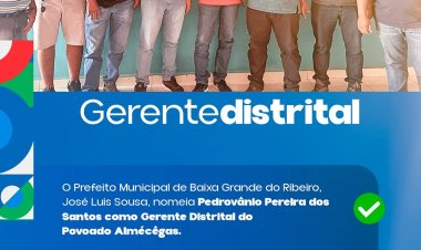 COMUNICIADO OFICIAL GOVERNO MUNICIPAL DE BAIXA GRANDE DO RIBEIRO - PI