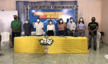 Fórum comunitário do selo UNICEF