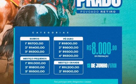 Nota Oficial – Corrida de Prado no Povoado Retiro