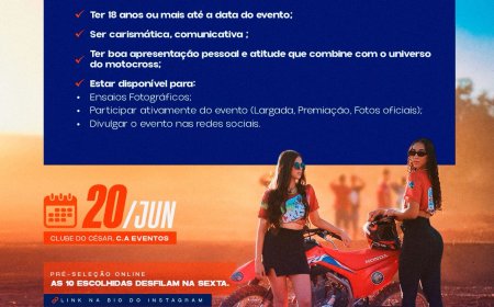 Vem aí a escolha da Garota Motocross 2025