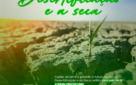 Dia Mundial de Combate à Desertificação e à Seca – 17 de Junho