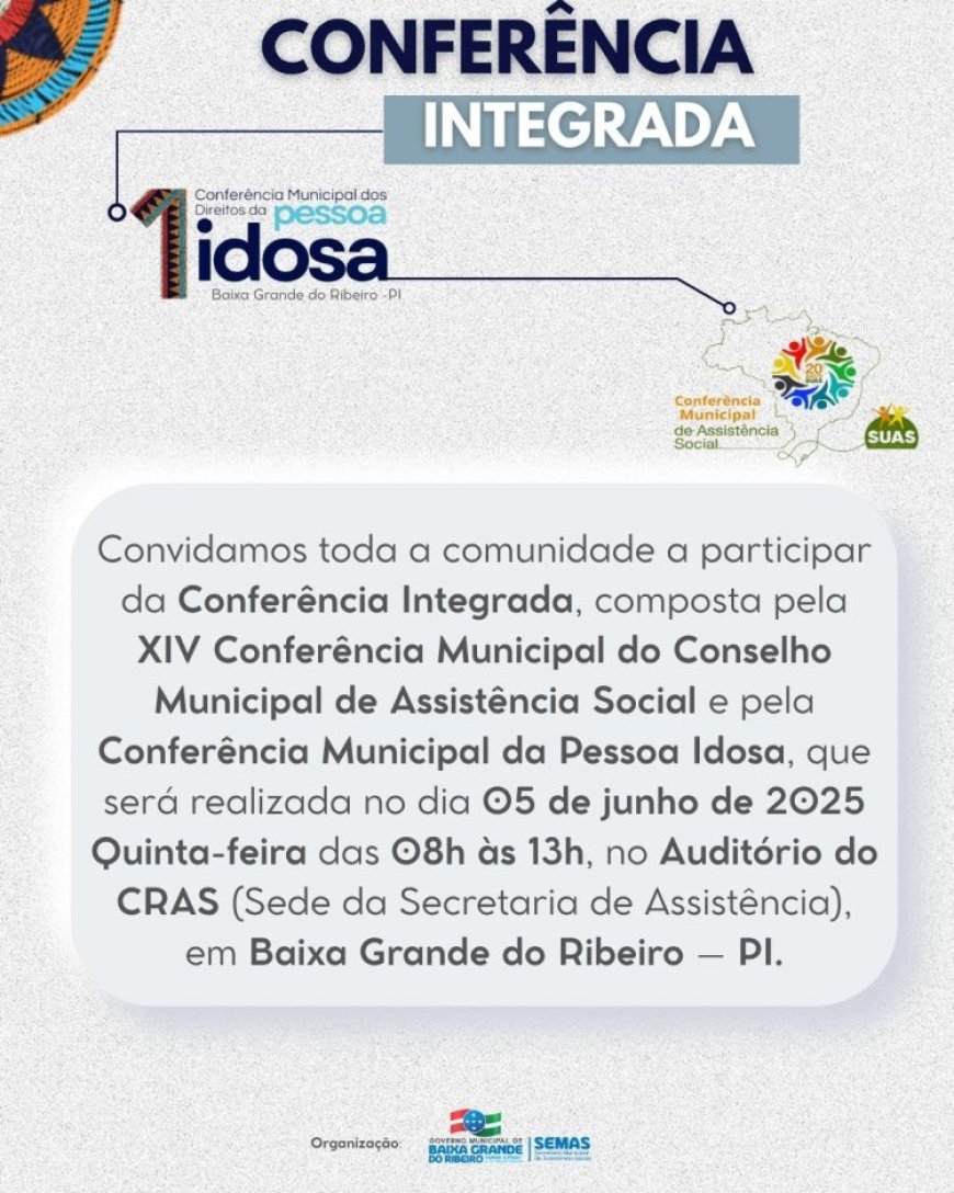 Participe da Conferência Integrada