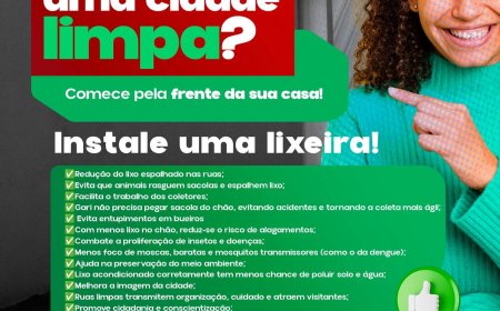 Você quer uma cidade limpa? Comece pela frente da sua casa!