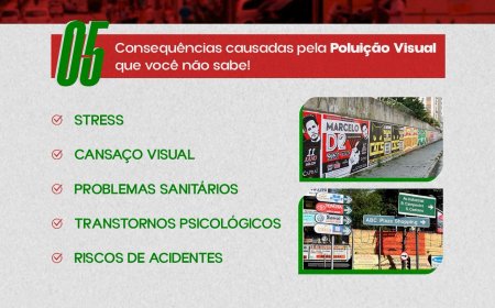 Você sabia que a poluição visual também afeta sua saúde e segurança?