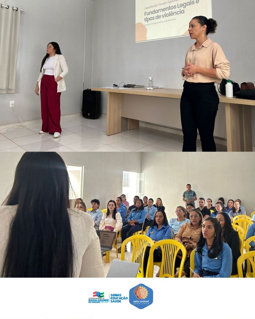 CAPACITAÇÃO SOBRE ESCUTA ESPECIALIZADA FORTALECE A REDE DE PROTEÇÃO À CRIANÇA E AO ADOLESCENTE