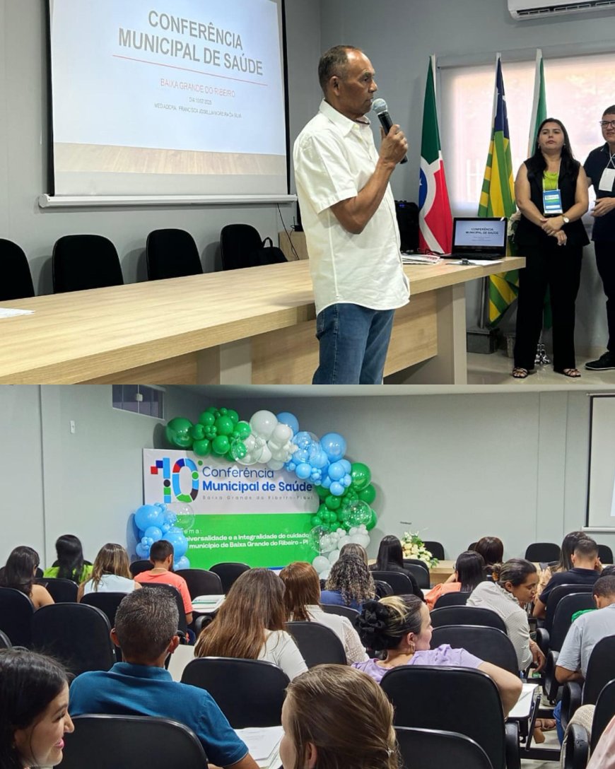 10ª Conferência Municipal de Saúde é encerrada com sucesso em Baixa Grande do Ribeiro