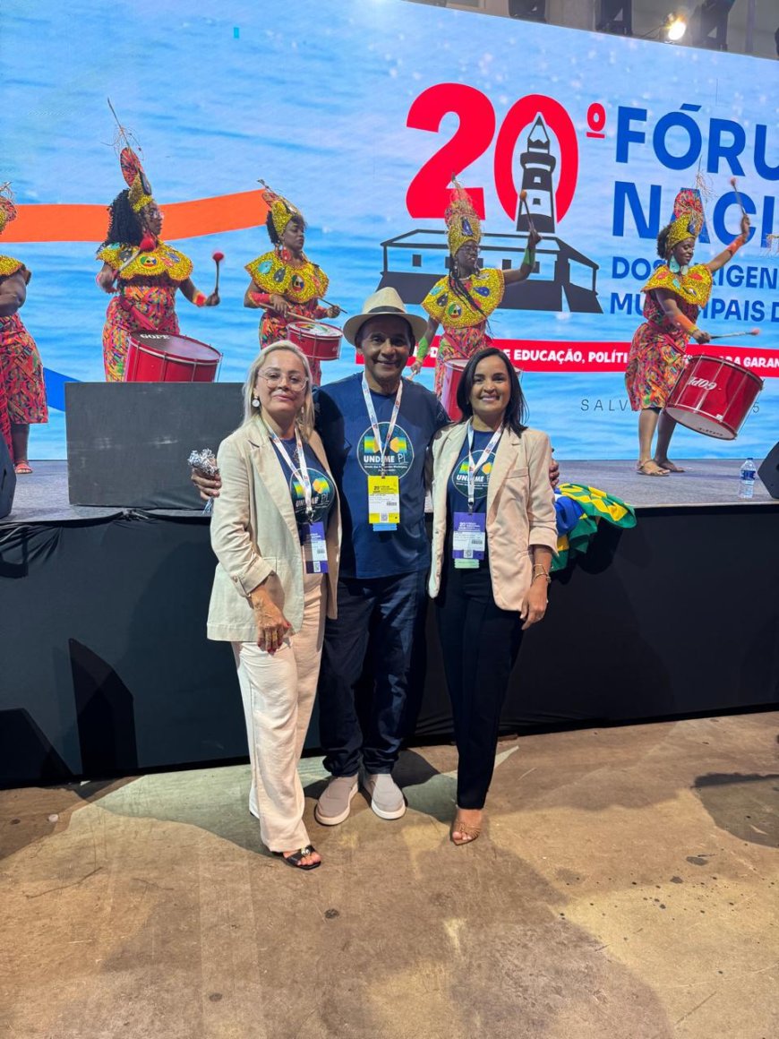 Baixa Grande do Ribeiro presente no 20º Fórum Nacional de Educação!
