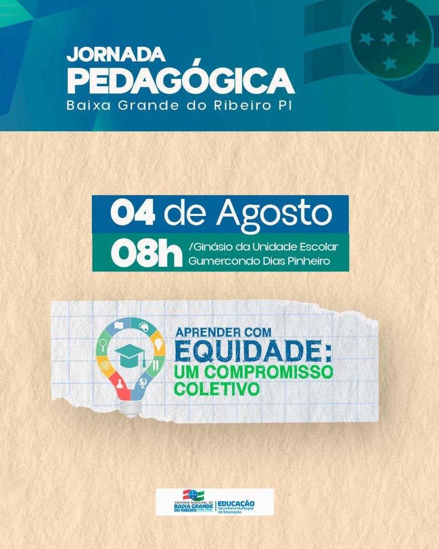 Jornada Pedagógica 2025 em Baixa Grande do Ribeiro