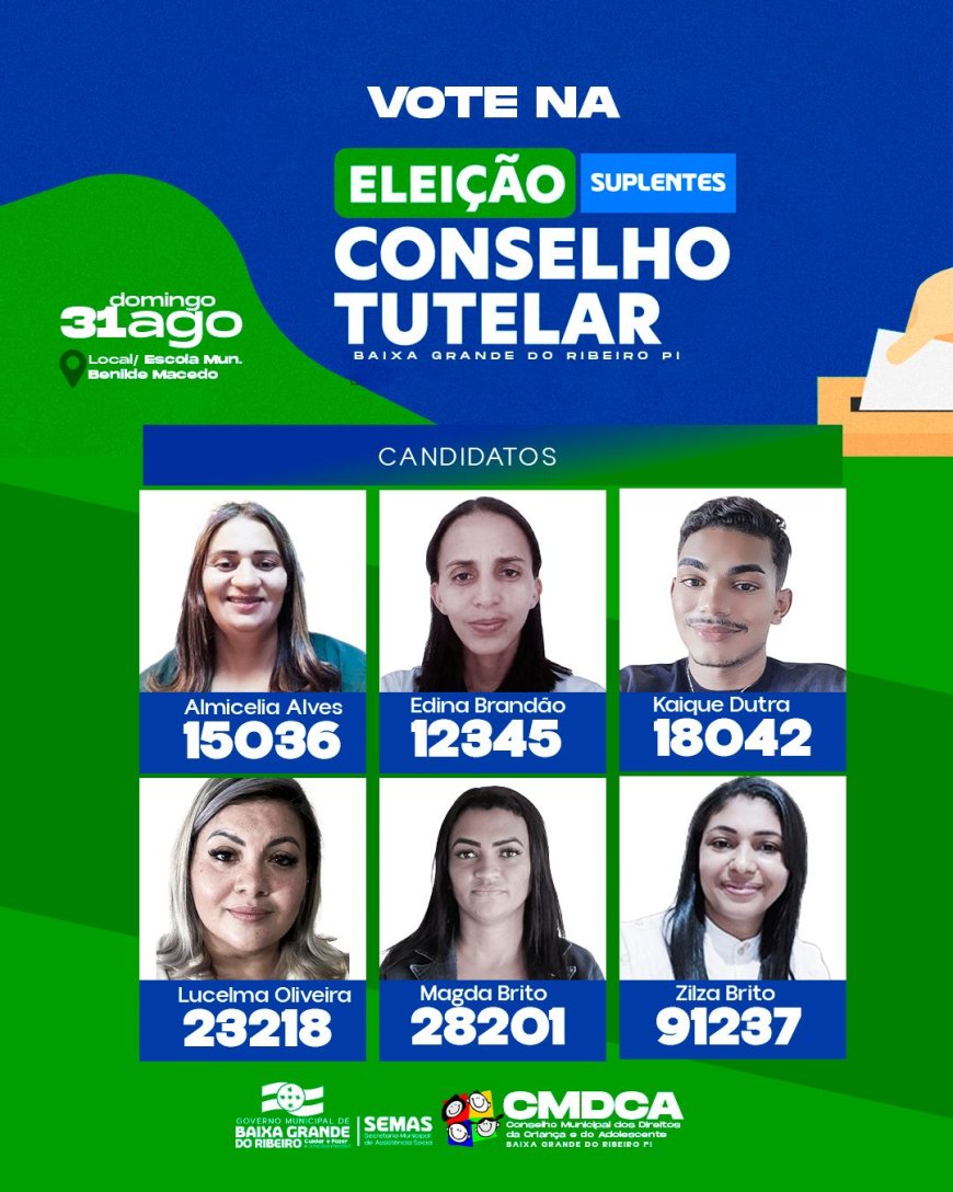 Eleições para o Conselho Tutelar – Participe!