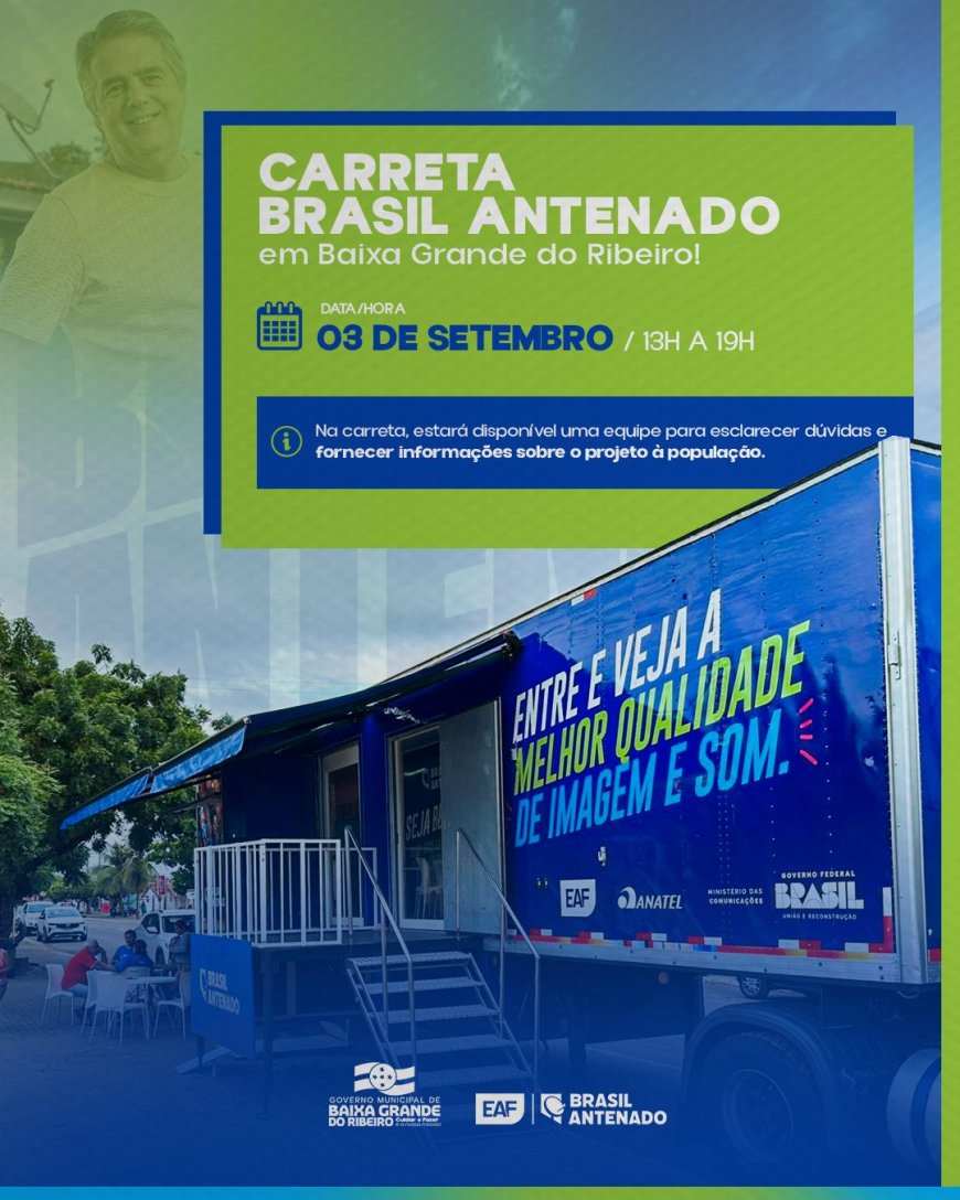 Brasil Antenado chega ao nosso município!
