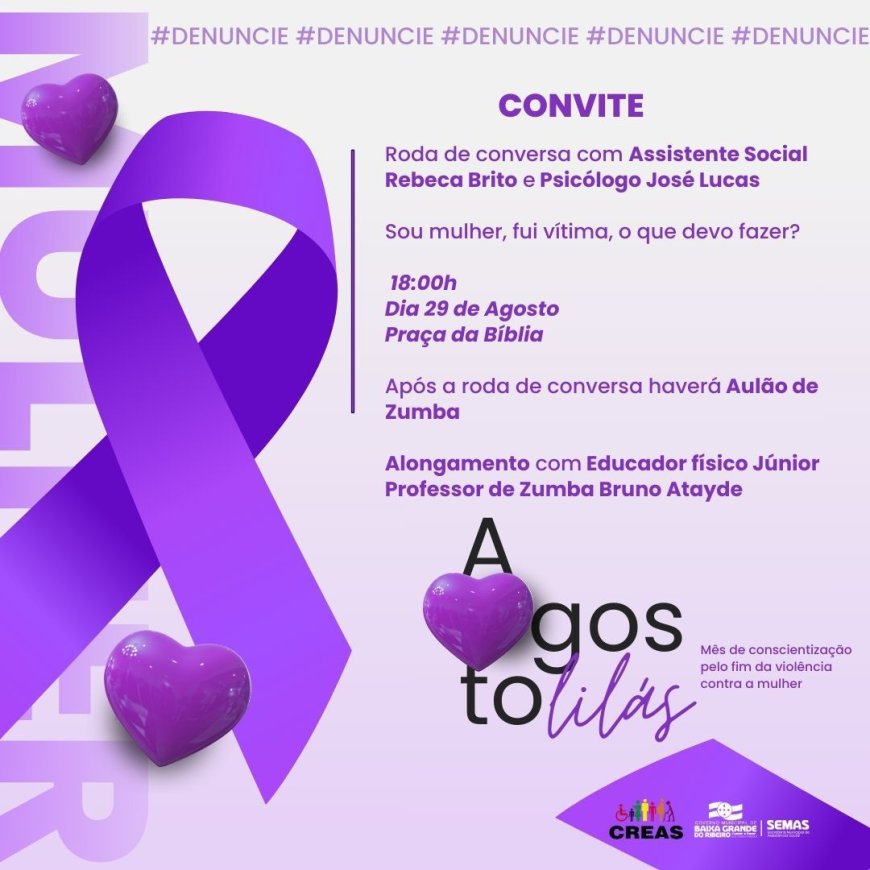 Agosto Lilás