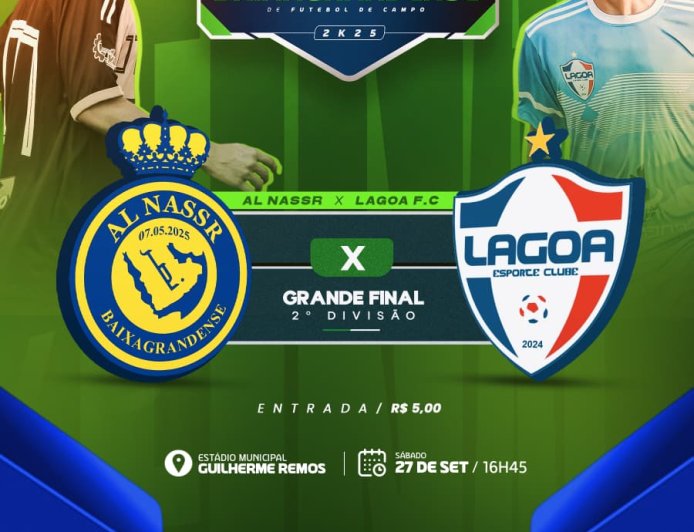 É dia de decisão no Campeonato Baixagrandense de Futebol de Campo 2025!