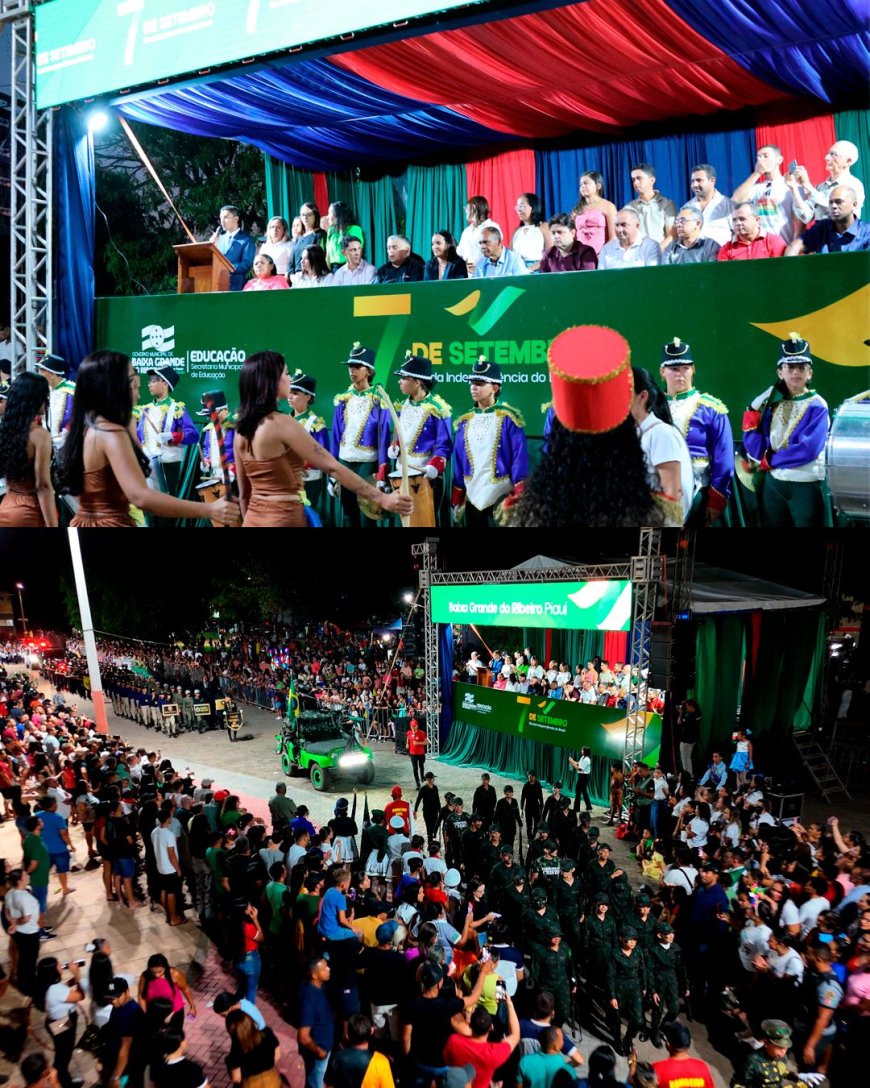 07 de Setembro em Baixa Grande do Ribeiro
