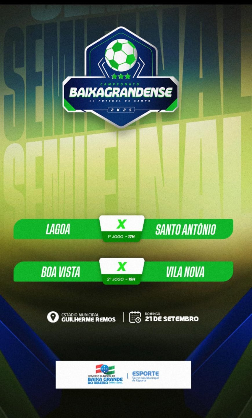 Emoção no Campeonato Baixagrandense!