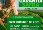 GARANTIA SAFRA 2025/2026 | INSCRIÇÕES ABERTAS