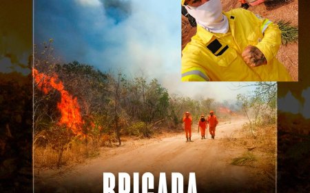 Brigadistas de Baixa Grande do Ribeiro em ação!