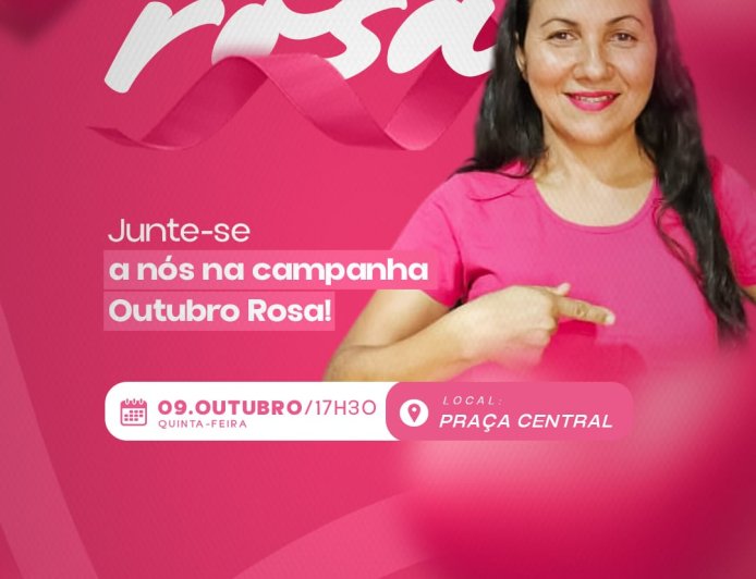 OUTUBRO ROSA — UM TOQUE DE AMOR, CUIDADO E PREVENÇÃO