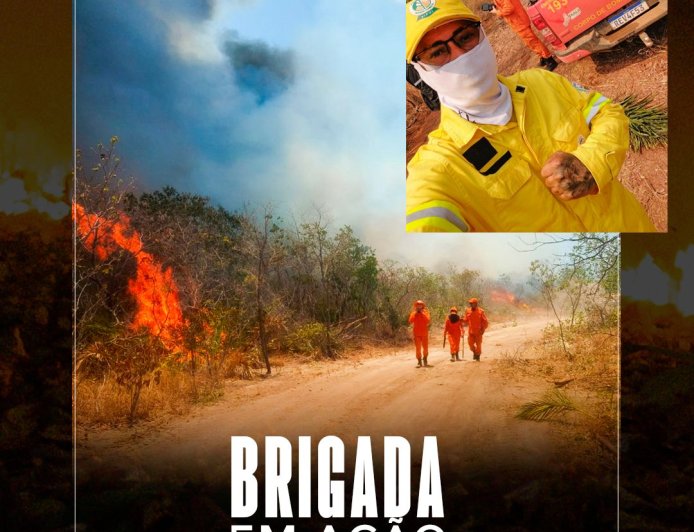 Brigadistas de Baixa Grande do Ribeiro em ação!