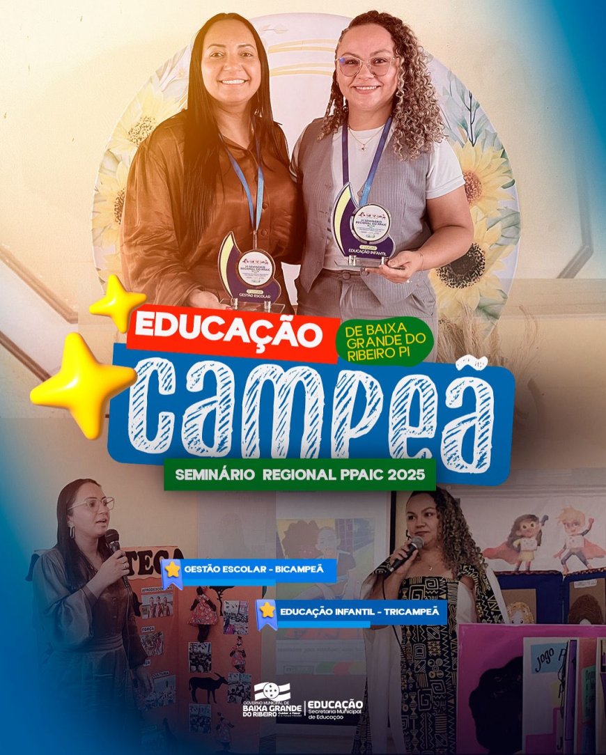 Educação que é motivo de orgulho!