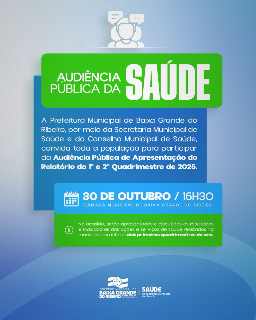 Convite à População!