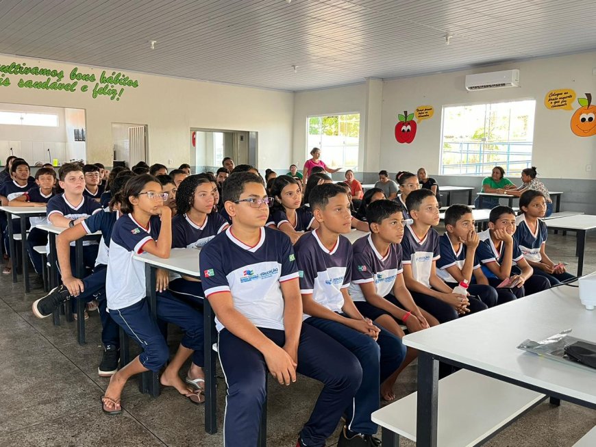 PALESTRA IMPORTANTE NAS ESCOLAS MUNICIPAIS!