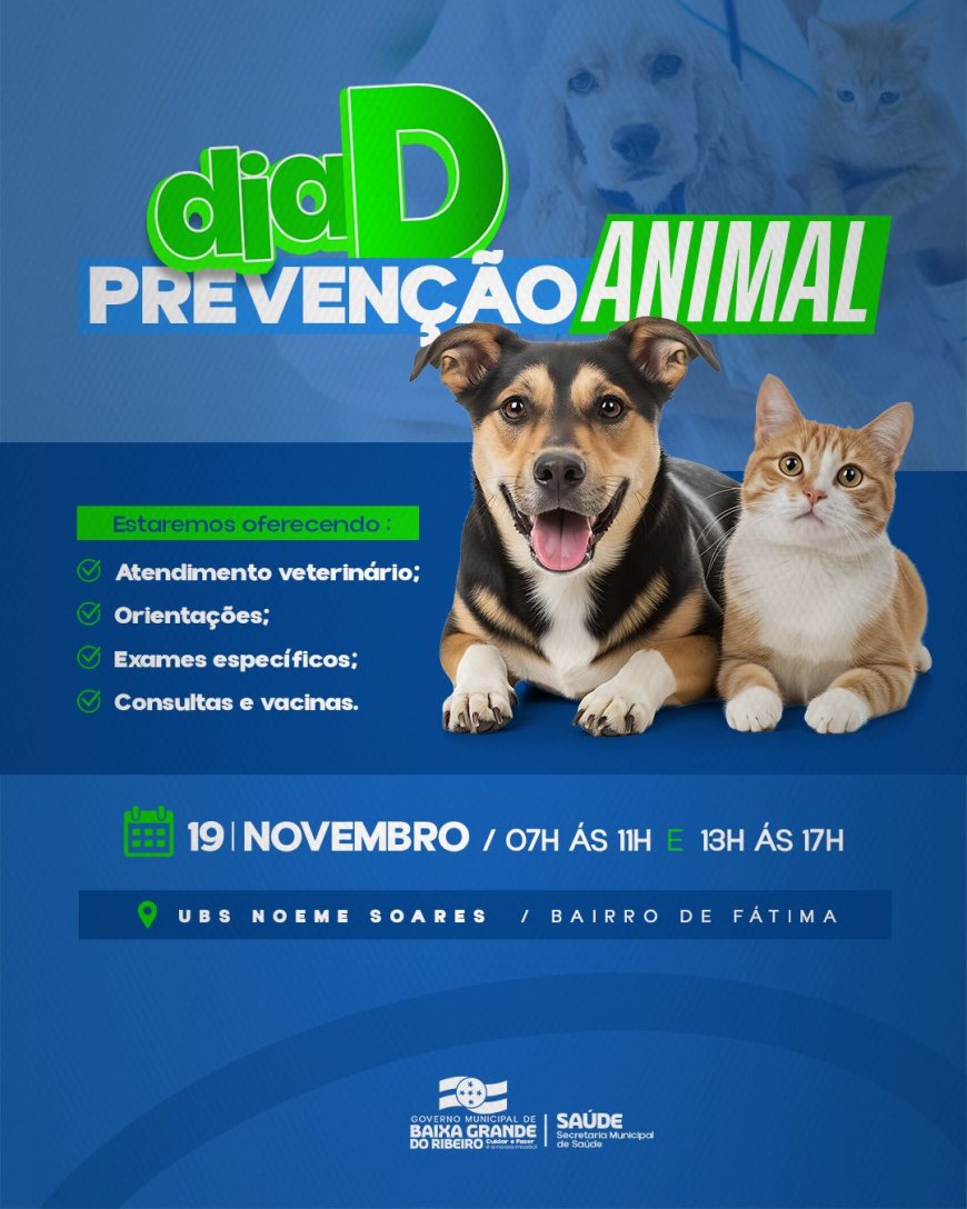 DIA D – PREVENÇÃO ANIMAL