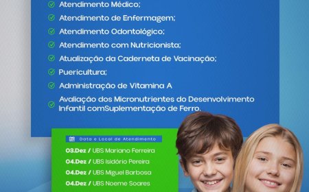 Saúde da Criança e Adolescente!