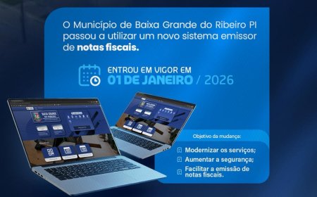 Prefeitura de Baixa Grande do Ribeiro Implanta Novo Sistema Emissor de Notas Fiscais