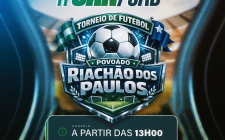 TORNEIO DE FUTEBOL – POVOADO RIACHÃO DOS PAULOS