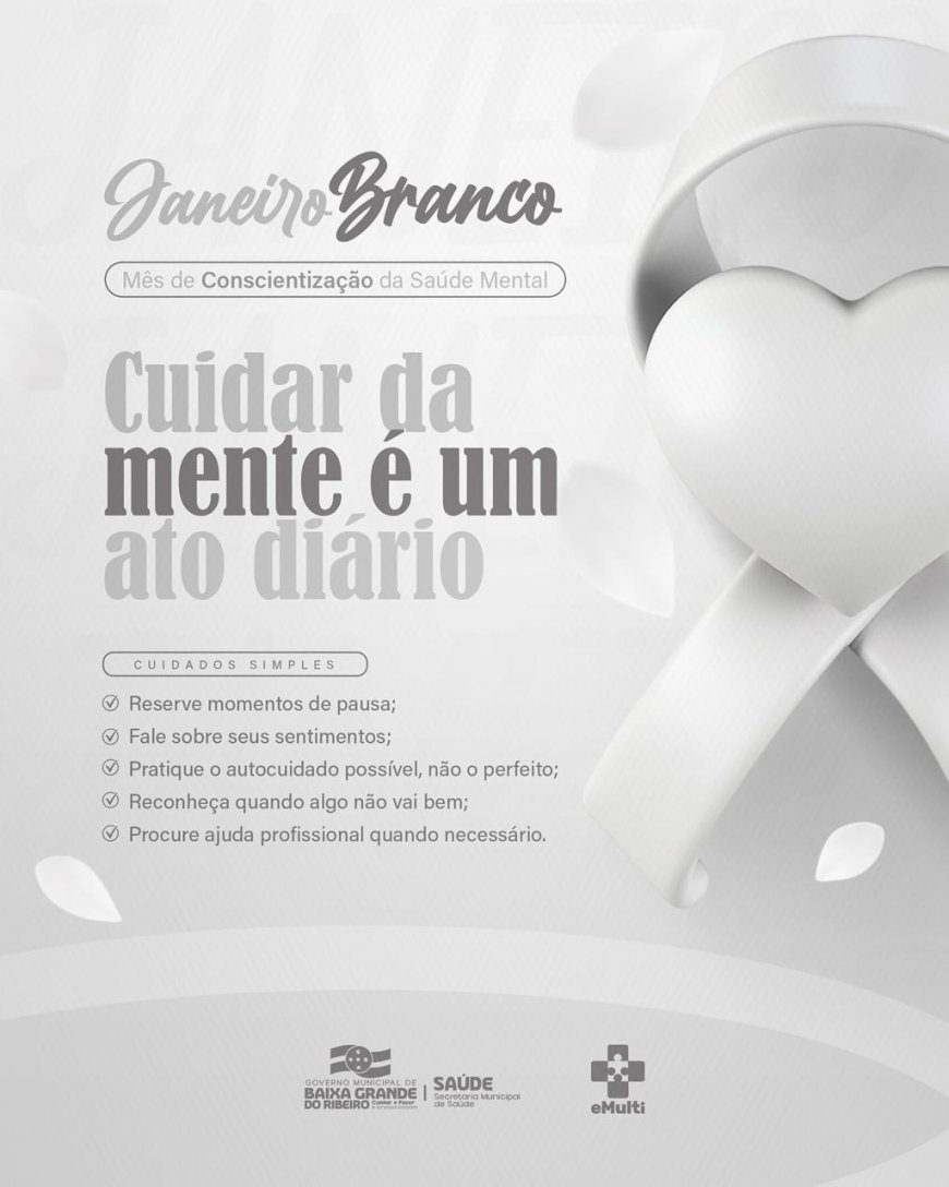 A SAÚDE MENTAL IMPORTA