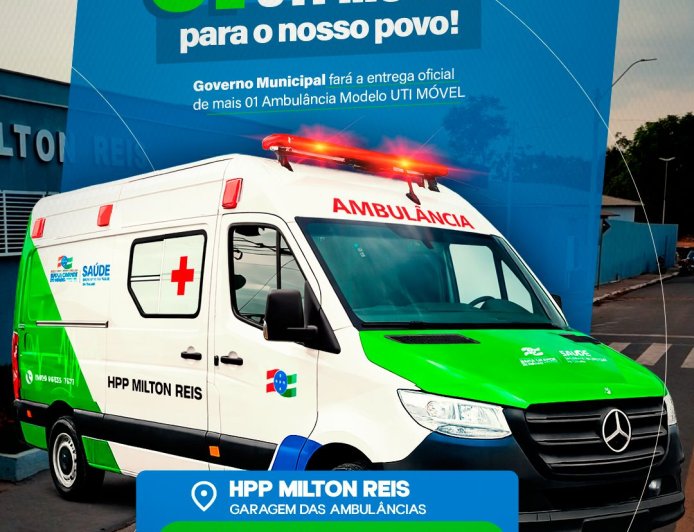 UTI MÓVEL PARA O NOSSO POVO!