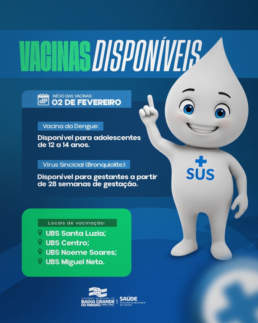 Mais Saúde, Mais Proteção: Vacinas Disponíveis