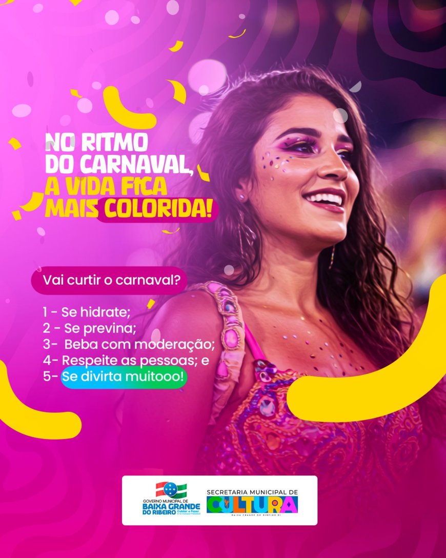 Curta o Carnaval com Segurança!