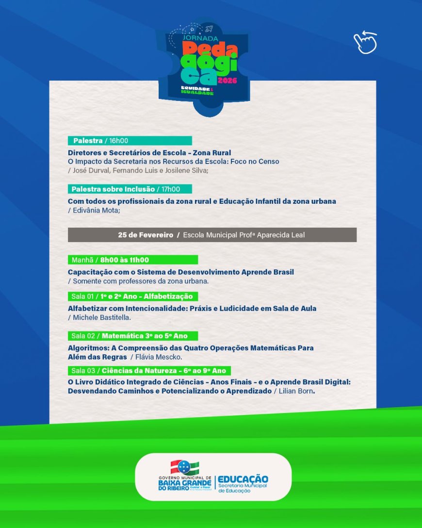PROGRAMAÇÃO JORNADA PEDAGÓGICA 2026