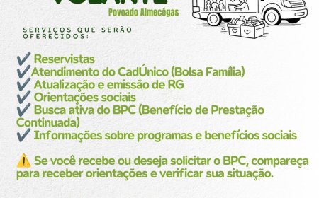 CRAS Volante Leva Ação Social ao Povoado Almecégas