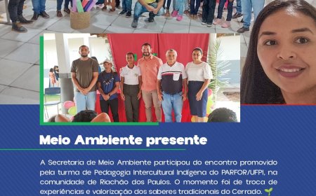 Secretaria de Meio Ambiente participa de encontro do PARFOR/UFPI