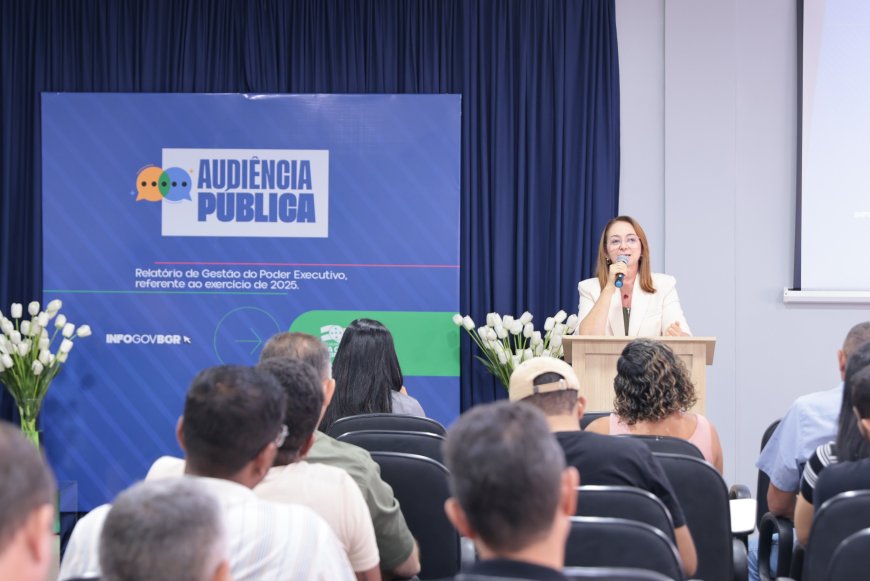Audiência Pública Apresenta Resultados da Gestão 2025