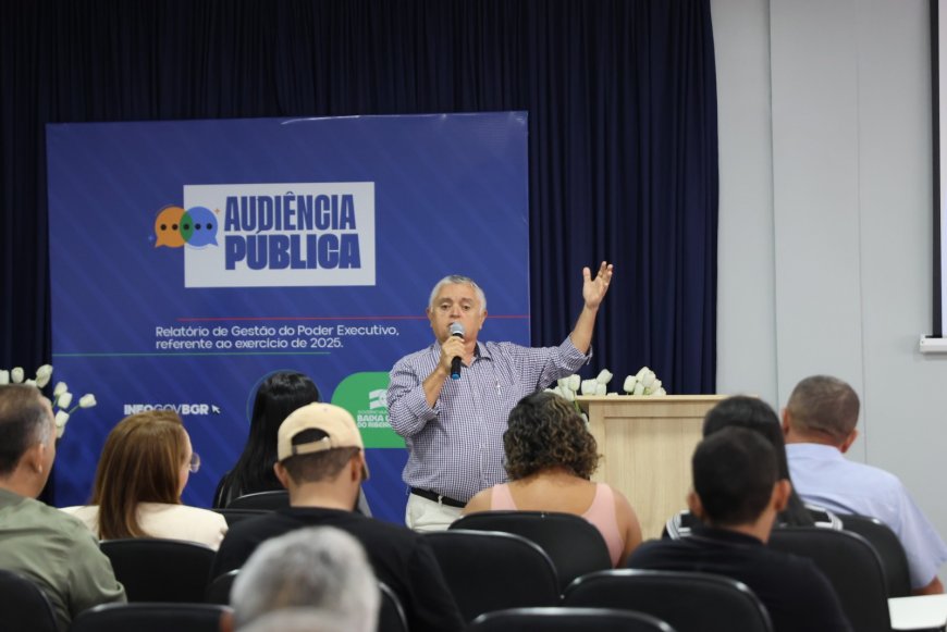 Audiência Pública Apresenta Resultados da Gestão 2025