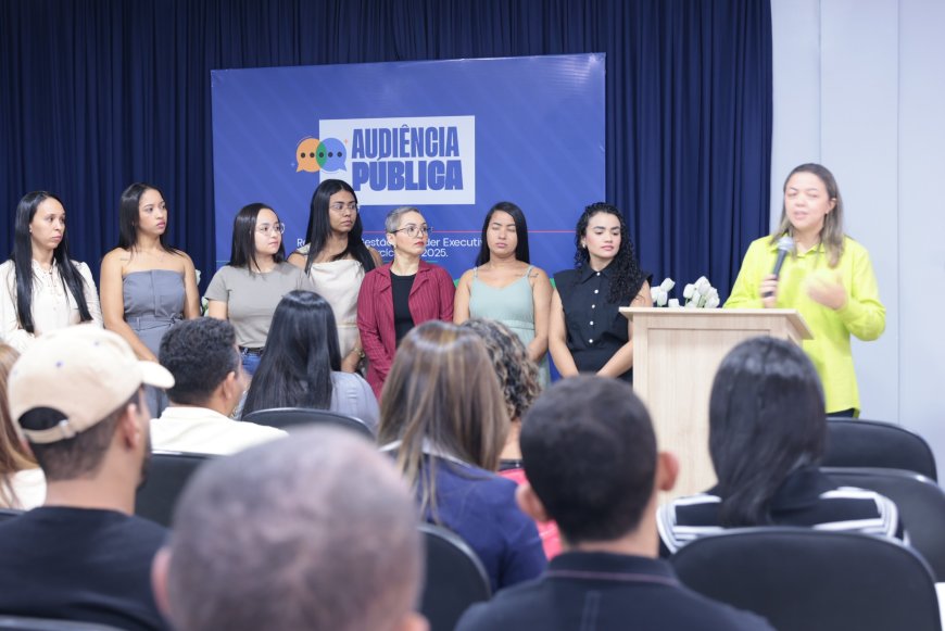 Audiência Pública Apresenta Resultados da Gestão 2025