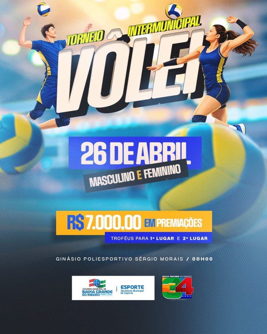 TORNEIO INTERMUNICIPAL DE VÔLEI